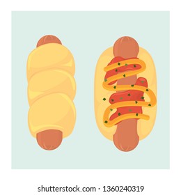 Sausage Bread Roll and Hot dog
