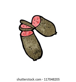 sausage cartoon