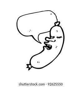 sausage cartoon character