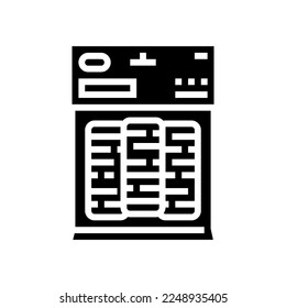 sausage casings glyph icon vector. sausage casings sign. isolated symbol illustration