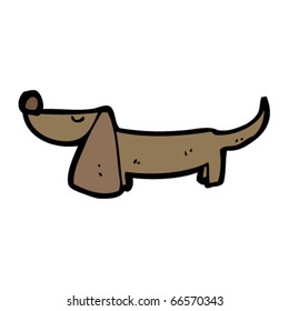 sausage dog cartoon