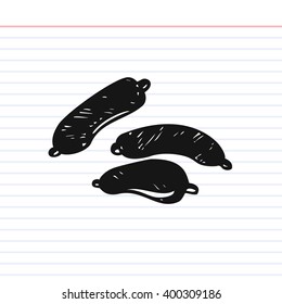 Sausage doodle icon