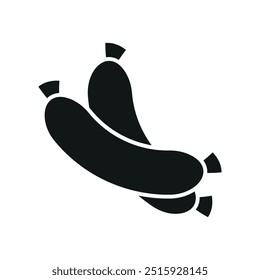 Sausage food beverage icon vector basic design simple and modern concept templates