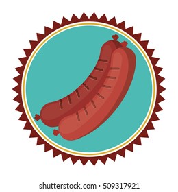 sausage food icon