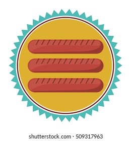 sausage food icon