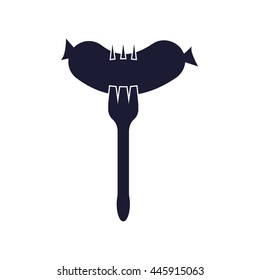 sausage and fork icon