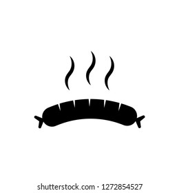 sausage, frankfurter icon vector template