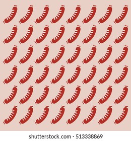 Sausage german food icon vector illustration graphic design