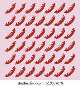 Sausage german food icon vector illustration graphic design