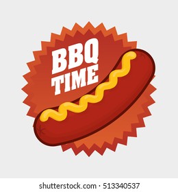 Sausage german food icon vector illustration graphic design