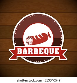 Sausage german food icon vector illustration graphic design