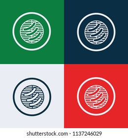 Sausage grill icon 