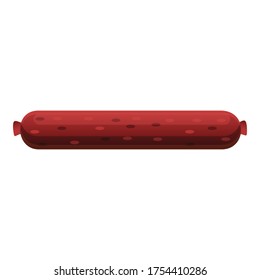 Sausage icon. Cartoon of sausage vector icon for web design isolated on white background