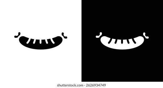Sausage icon concept, vector illustration