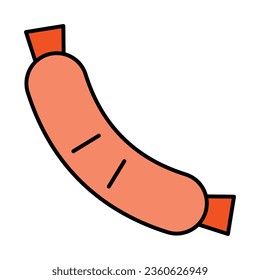 Sausage Icon Design For Personal And Commercial Use.