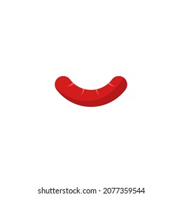 sausage icon design template vector isolated illustration