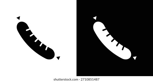 Colección de Vector de diseño de icono de salchicha.