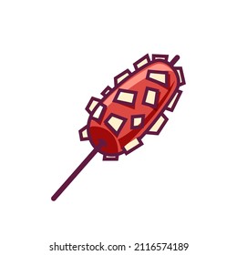 sausage icon design vector illustration