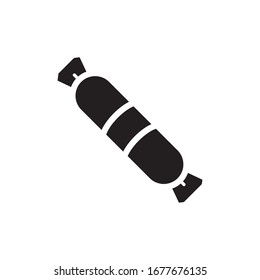 SAUSAGE ICON , EAT ICON VECTOR