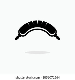 Sausage Icon. Food Ingredients Symbol - Vector Logo Template.