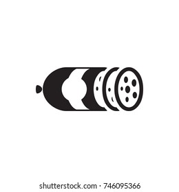 sausage icon illustration isolated vector sign symbol