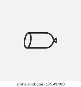 Sausage icon isolated on background. Food symbol modern, simple, vector, icon for website design, mobile app, ui. Vector Illustration