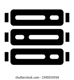 sausage icon isolated sign symbol vector illustration - high quality black style vector icons
