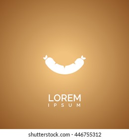sausage icon. sausage logo