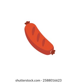 Sausage icon logo flat vector design