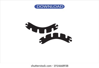 Sausage icon or logo high resolution