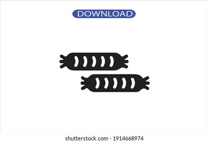 Sausage icon or logo high resolution