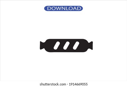 Sausage icon or logo high resolution