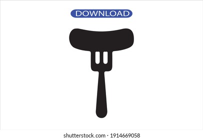 Icono de salchicha o logotipo de alta resolución