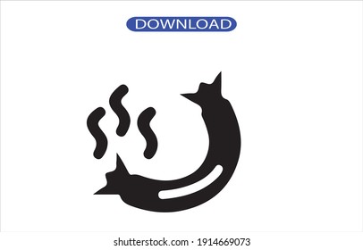 Wurstsymbol oder Logo in hoher Auflösung