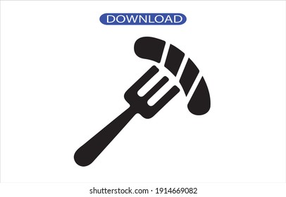 Sausage icon or logo high resolution