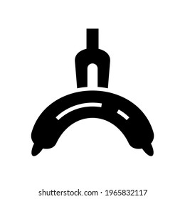 sausage icon or logo isolated sign symbol vector illustration - high quality black style vector icons
