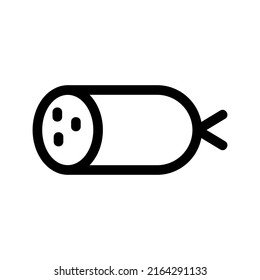 sausage icon or logo isolated sign symbol vector illustration - high quality black style vector icons
