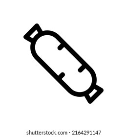 sausage icon or logo isolated sign symbol vector illustration - high quality black style vector icons

