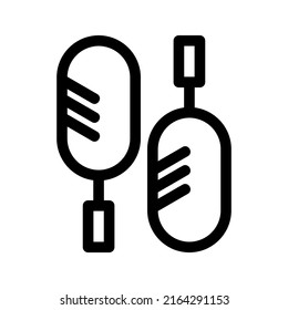 sausage icon or logo isolated sign symbol vector illustration - high quality black style vector icons
