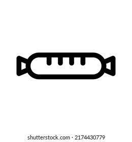sausage icon or logo isolated sign symbol vector illustration - high quality black style vector icons
