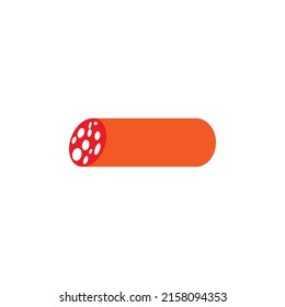 Sausage icon on a white background. Vector illustration