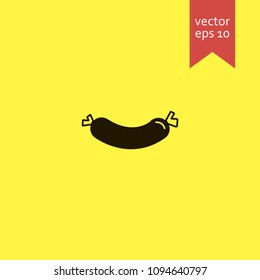 sausage. sausage icon. sign design. Vector EPS 10.