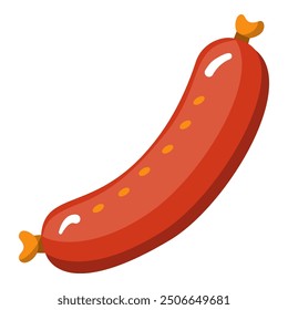 Sausage icon. Simple illustration of sausage