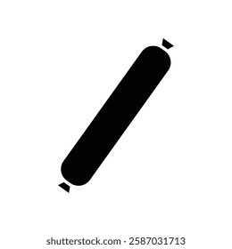 sausage icon Simple thin line logo