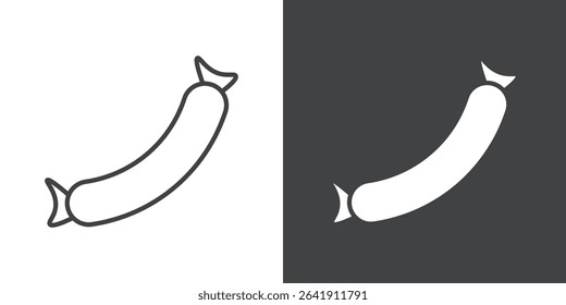 sausage icon symbol illustration logo