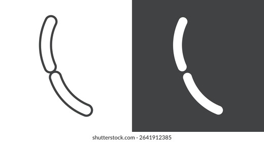 sausage icon symbol illustration logo