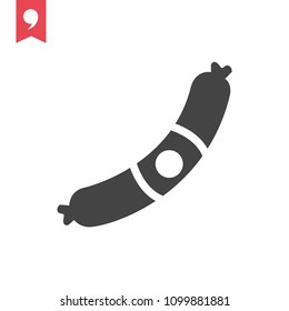 sausage icon vector