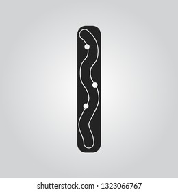 Sausage icon vector