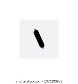 sausage icon vector