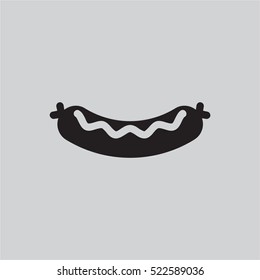 sausage icon vector